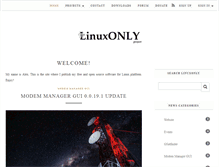 Tablet Screenshot of linuxonly.ru